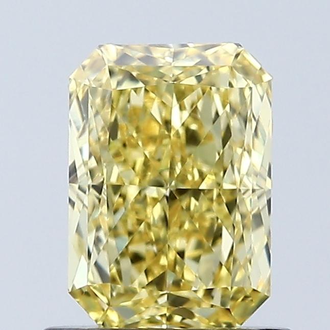 1.04 Ct. Fancy Vivid Yellow Radiant Lab Grown Diamond