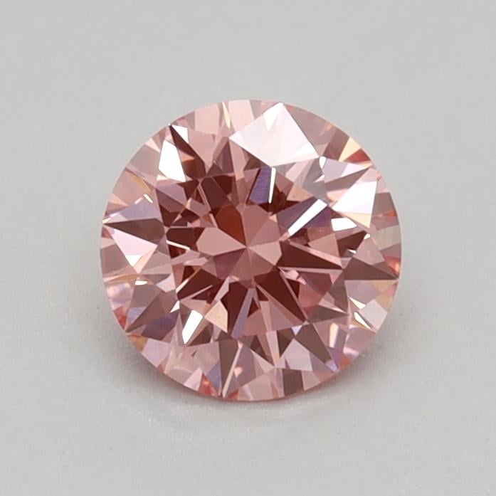 0.34 Ct. Fancy Vivid Pink Round Lab Grown Diamond