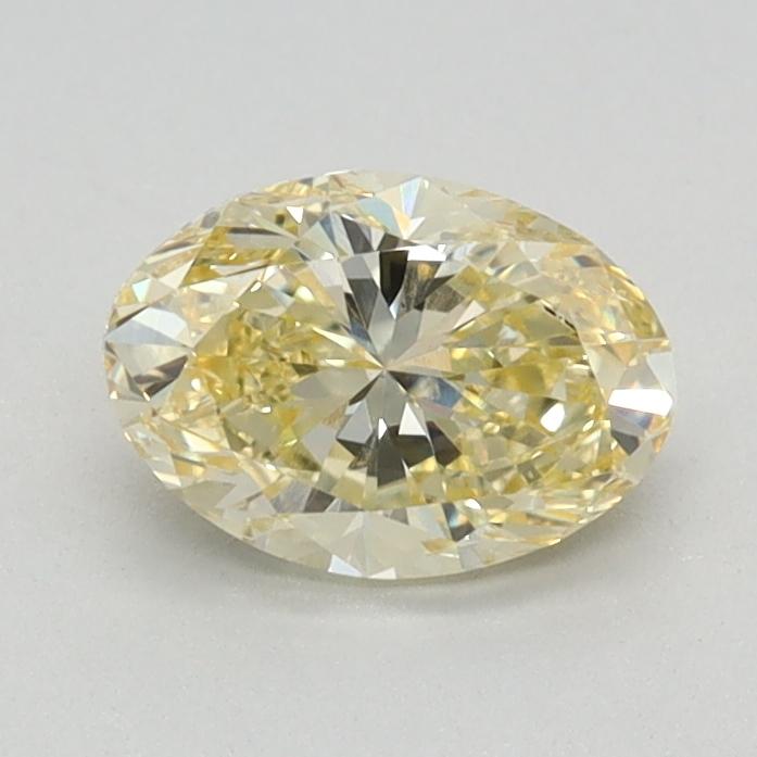 0.72 Ct. Fancy Yellow Oval Lab Grown Diamond