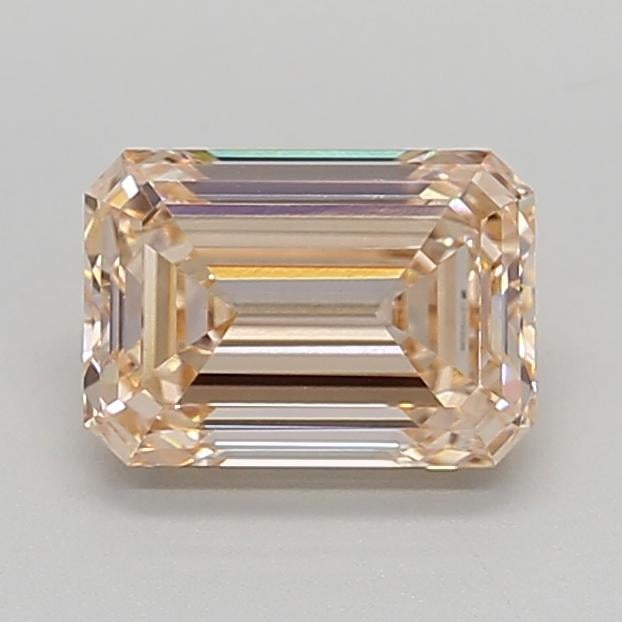 2.02 Ct. Fancy Intense Brownish Orange Emerald Lab Grown Diamond