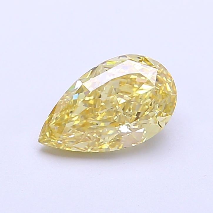 1.05 Ct. Fancy Intense Yellow Pear Lab Grown Diamond