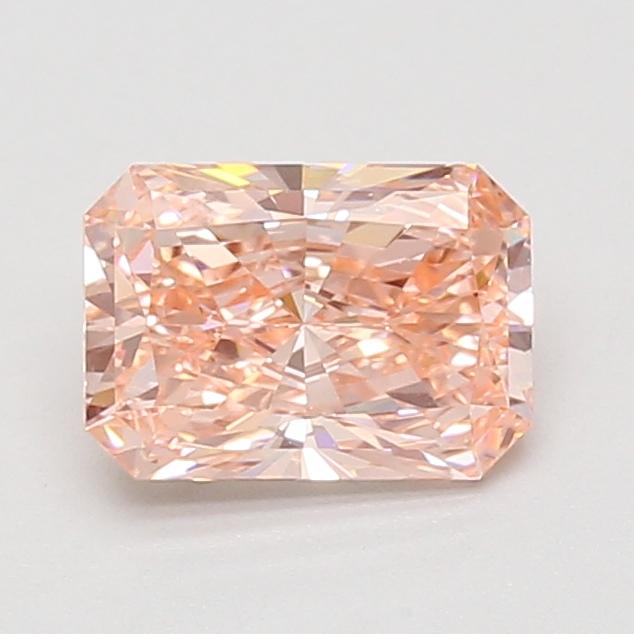 1.38 Ct. Fancy Vivid Pink Radiant Lab Grown Diamond