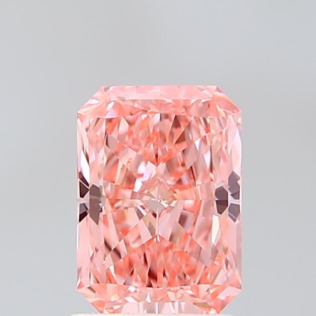 1.54 Ct. Fancy Vivid Pink Radiant Lab Grown Diamond