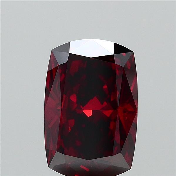 2.03 Ct. Fancy Intense Brownish Orange Cushion Lab Grown Diamond