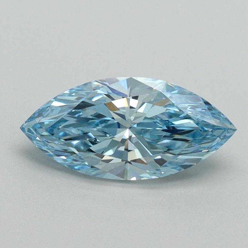 1.01 Ct. Fancy Vivid Blue Marquise Lab Grown Diamond