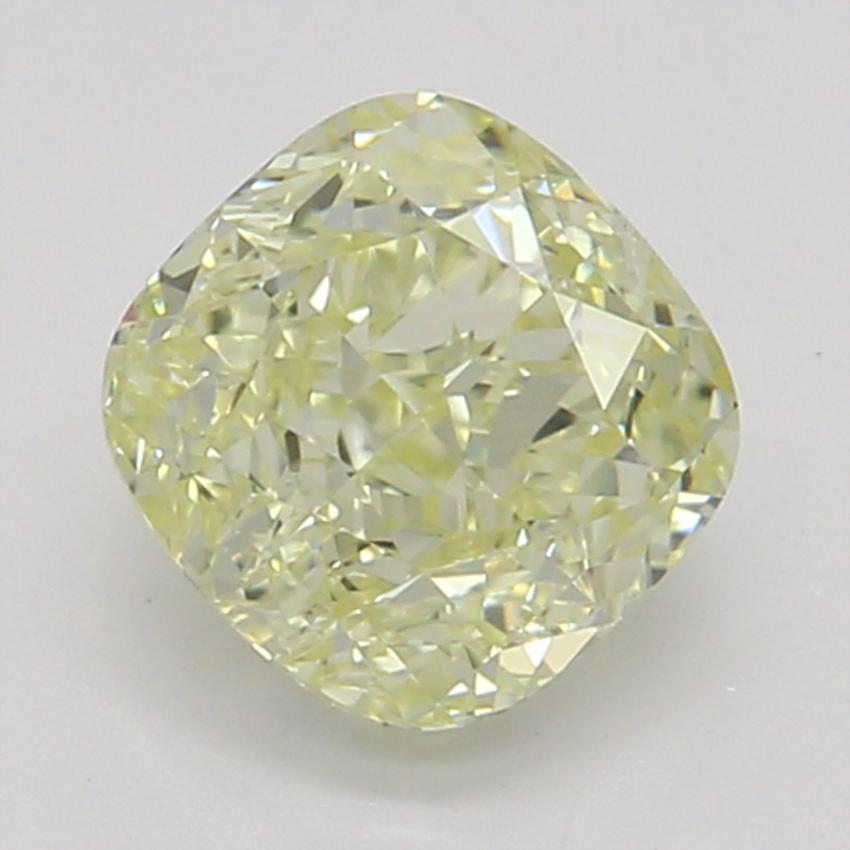 0.56 Ct. Fancy Light Yellow Cushion Diamond