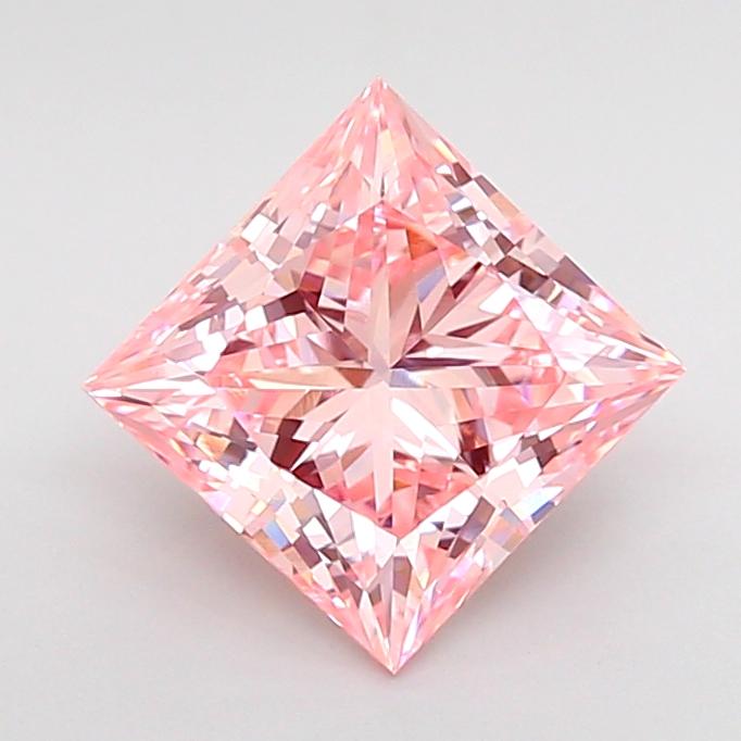 2.11 Ct. Fancy Intense Pink Princess Lab Grown Diamond