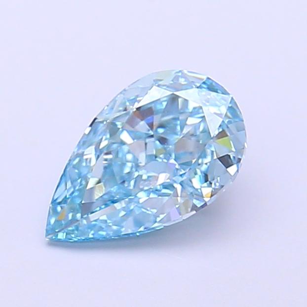 1.07 Ct. Fancy Vivid  Blue Pear Lab Grown Diamond