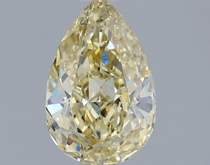 1.10 Ct. Fancy Intense  Yellow Pear Lab Grown Diamond