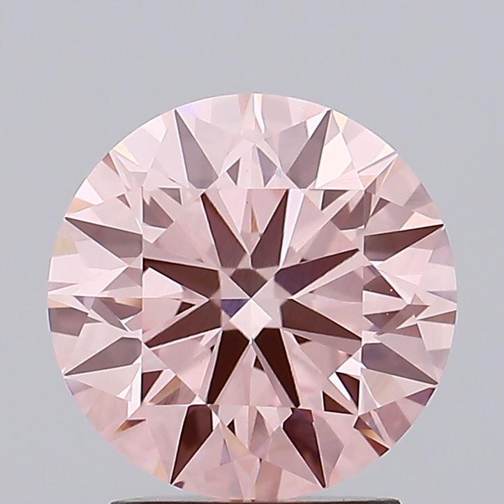 2.28 Ct. Fancy Intense Pink Round Lab Grown Diamond