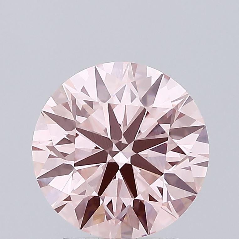 2.36 Ct. Fancy Vivid Pink Round Lab Grown Diamond