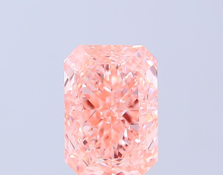 3.01 Ct. Fancy Pink Radiant Lab Grown Diamond