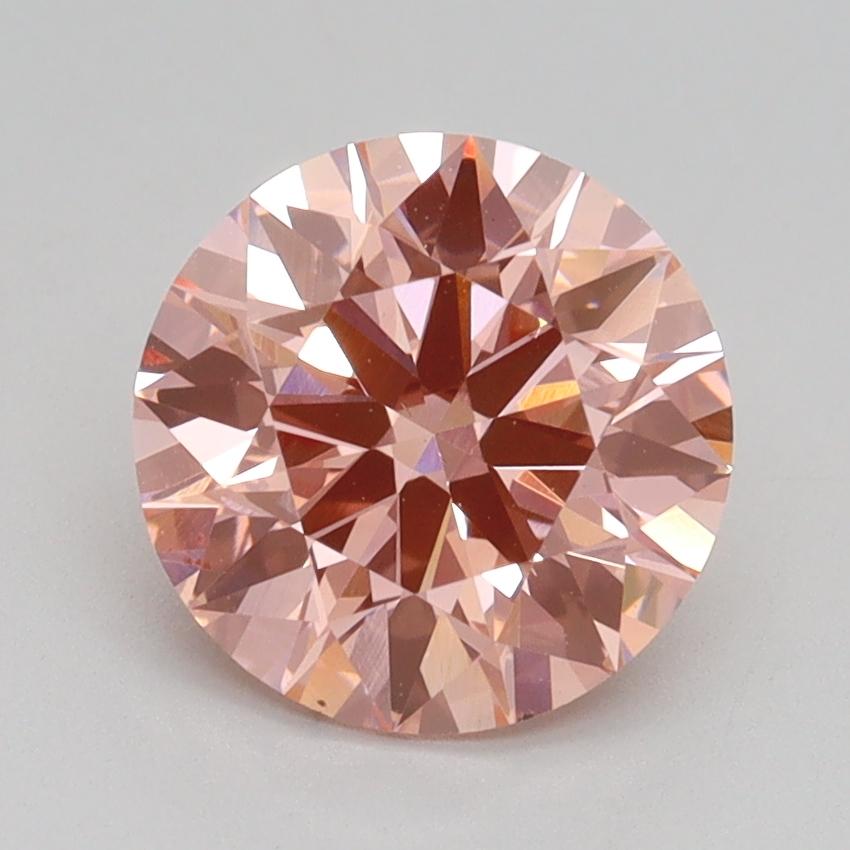 1.87 Ct. Fancy Intense Pink Round Lab Grown Diamond