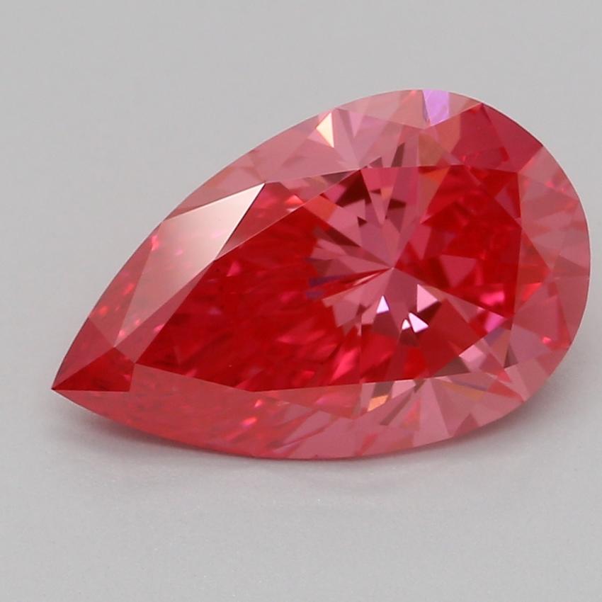 1.53 Ct. Fancy Vivid Pink Pear Lab Grown Diamond