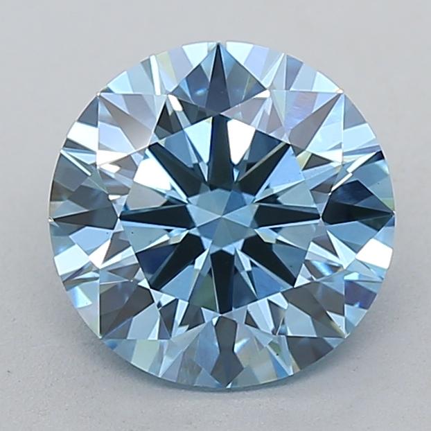 2.50 Ct. Fancy Vivid Blue Round Lab Grown Diamond