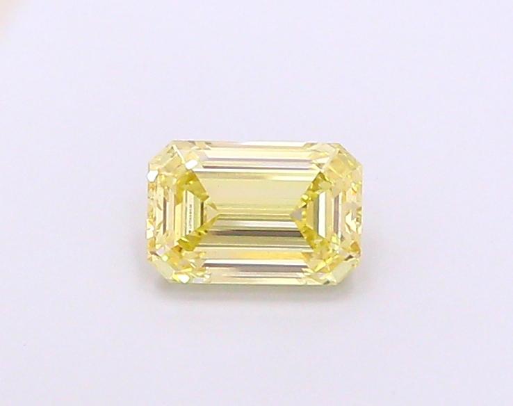 1.03 Ct. Fancy Light Yellow Emerald Lab Grown Diamond