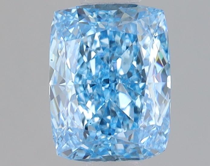 1.06 Ct. Fancy Vivid Blue Cushion Lab Grown Diamond