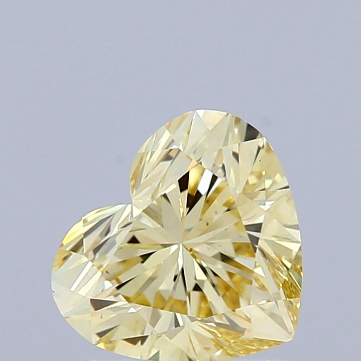 1.00 Ct. Fancy Yellow Heart Lab Grown Diamond