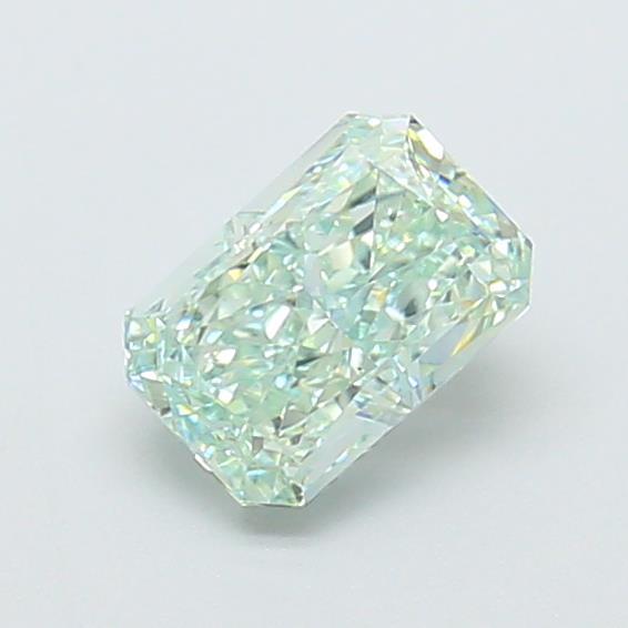 0.91 Ct. Fancy Intense Green Radiant Lab Grown Diamond