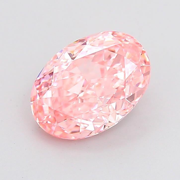 2.12 Ct. Fancy Vivid Pink Oval Lab Grown Diamond