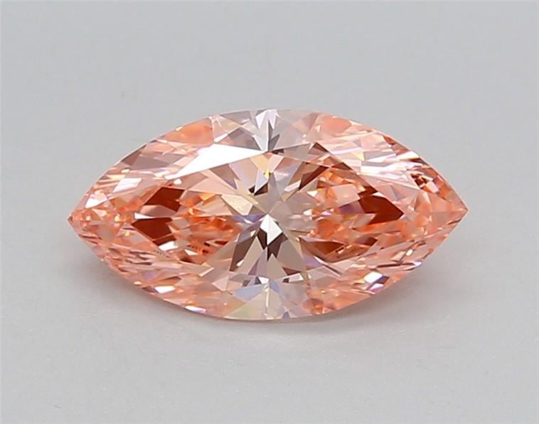 1.02 Ct. Fancy Vivid Pink Marquise Lab Grown Diamond