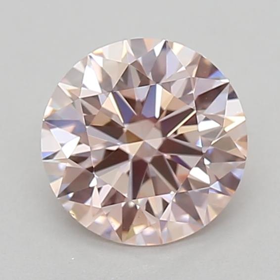 0.68 Ct. Fancy Light Pink Round Lab Grown Diamond