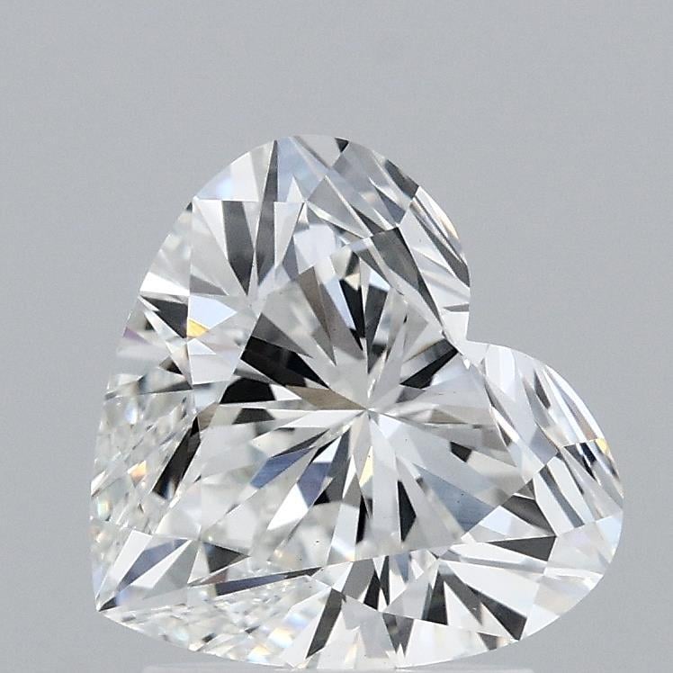 2.02 Ct. Fancy Vivid Pink Heart Lab Grown Diamond