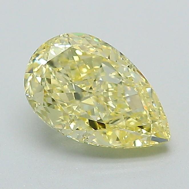 1.01 Ct. Fancy Intense Yellow Pear Lab Grown Diamond