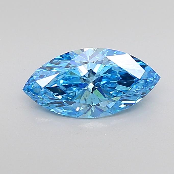 1.50 Ct. Fancy Vivid Blue Marquise Lab Grown Diamond