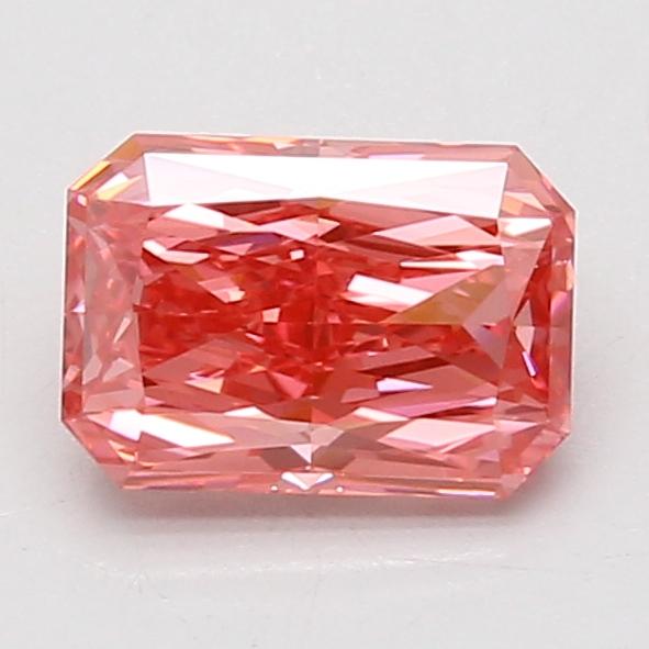 1.52 Ct. Fancy Vivid Pink Radiant Lab Grown Diamond