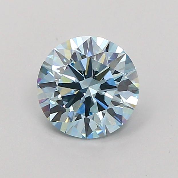 1.06 Ct. Fancy Vivid  Blue Round Lab Grown Diamond