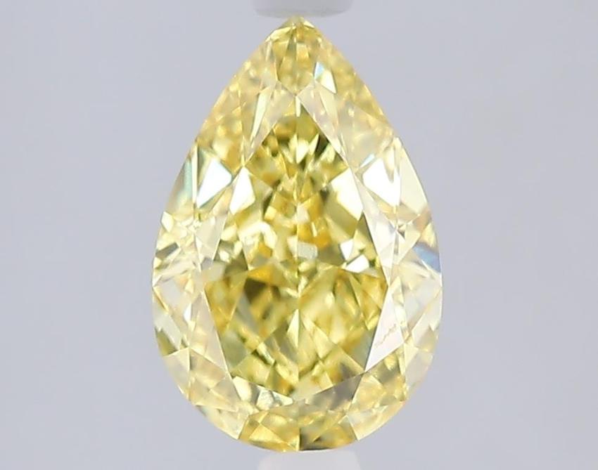 2.03 Ct. Fancy Vivid Yellow Yellow Pear Lab Grown Diamond