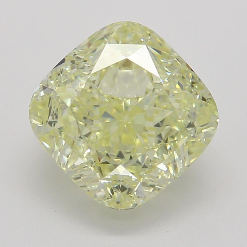 1.53 Ct. Fancy Light Yellow Cushion Diamond