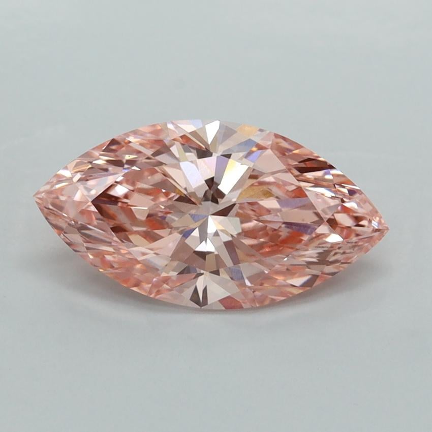 2.07 Ct. Fancy Vivid  Pink Marquise Lab Grown Diamond