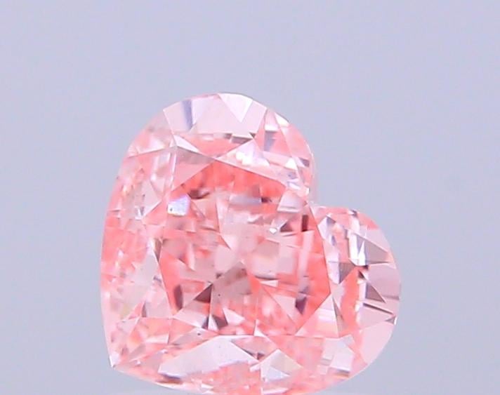 1.64 Ct. Fancy Vivid Pink Heart Lab Grown Diamond
