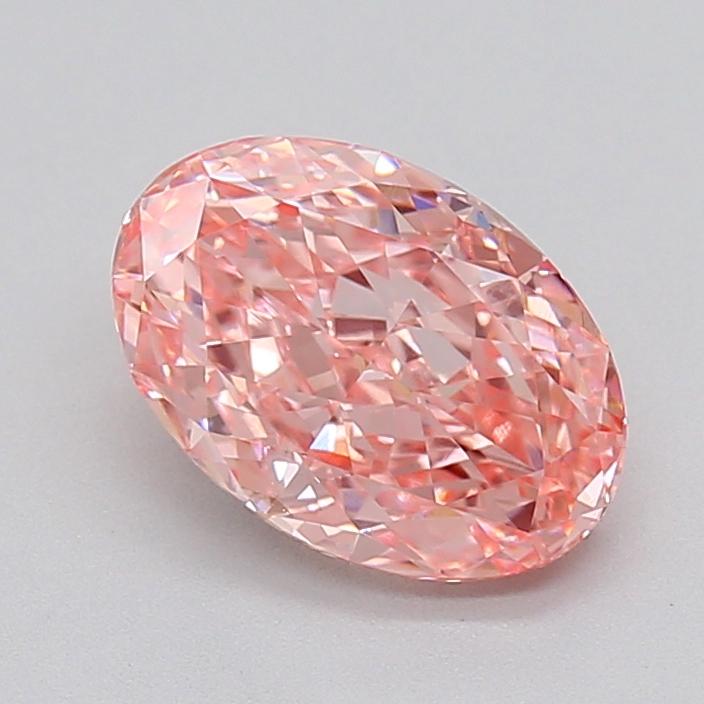 2.06 Ct. Fancy Vivid  Pink Oval Lab Grown Diamond
