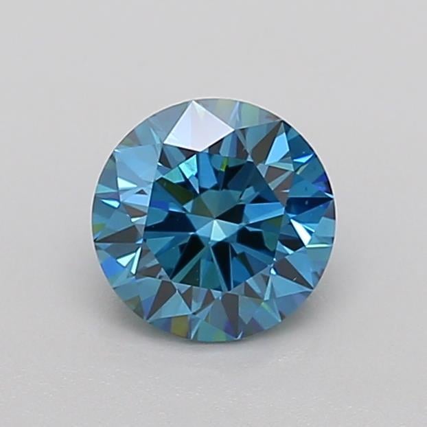 1.03 Ct. Fancy Vivid  Blue Round Lab Grown Diamond