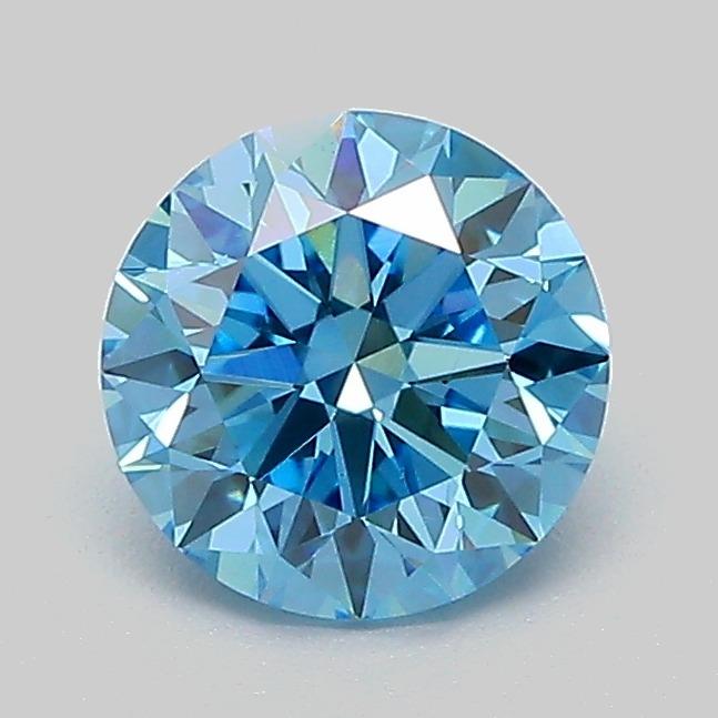 1.07 Ct. Fancy Vivid  Blue Round Lab Grown Diamond