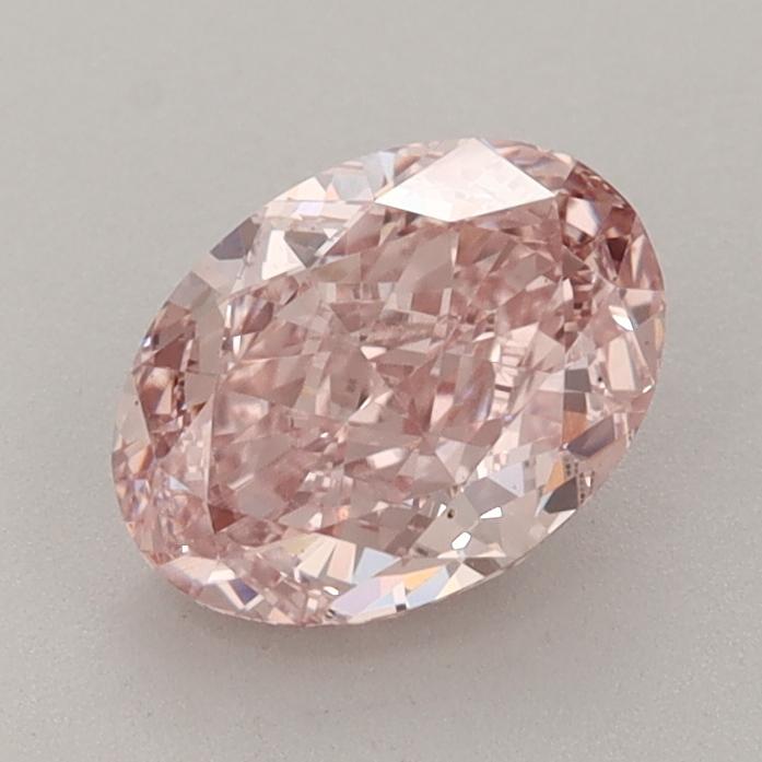 1.28 Ct. Fancy Intense  Pink Oval Lab Grown Diamond