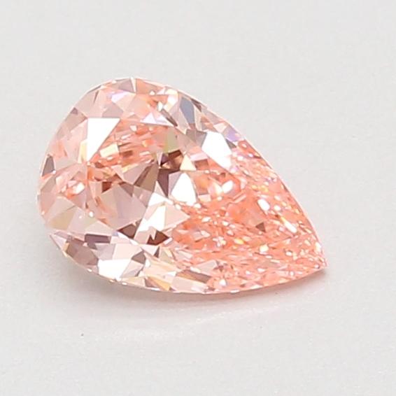 0.78 Ct. Fancy Vivid Pink Pear Lab Grown Diamond