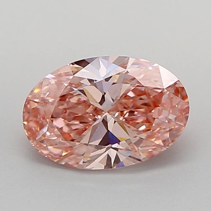 1.77 Ct. Fancy Vivid  Pink Oval Lab Grown Diamond
