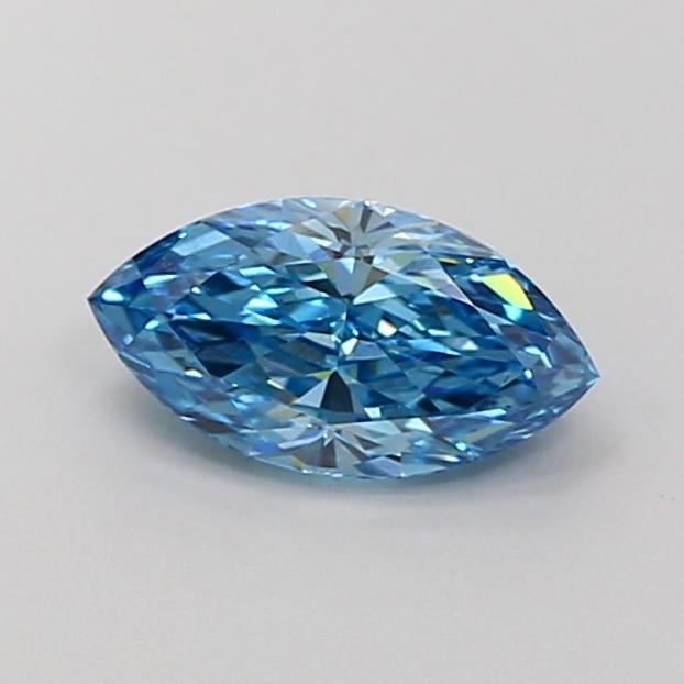 1.00 Ct. Fancy Vivid Blue Marquise Lab Grown Diamond