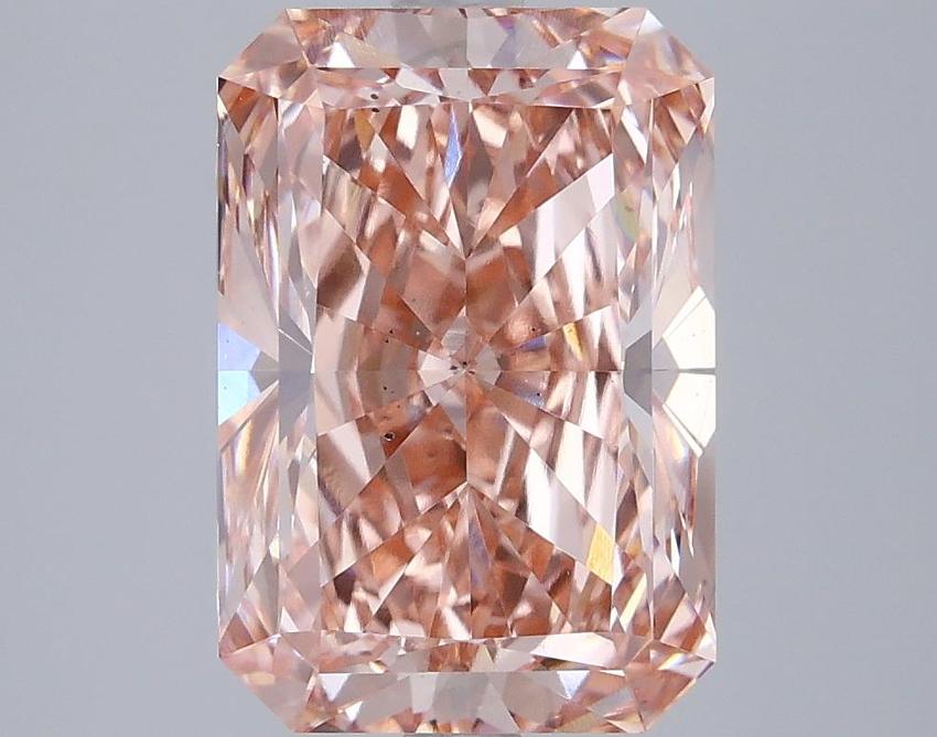 4.01 Ct. Fancy Vivid Pink Radiant Lab Grown Diamond