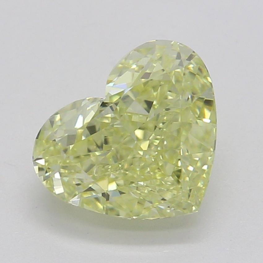 0.91 Ct. Fancy Yellow Heart Diamond