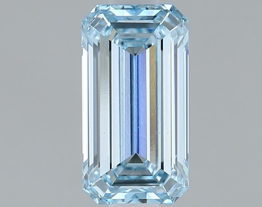 1.05 Ct. Fancy Intense Blue Emerald Lab Grown Diamond
