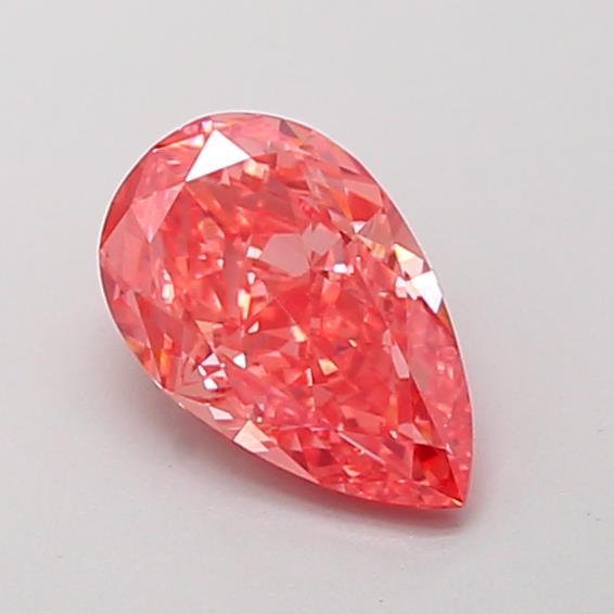 1.17 Ct. Fancy Vivid  Pink Pear Lab Grown Diamond