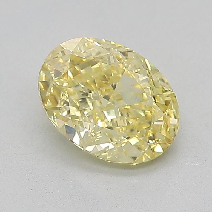1.07 Ct. Fancy Intense  Yellow Oval Lab Grown Diamond
