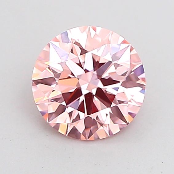 1.03 Ct. Fancy Intense Pink Round Lab Grown Diamond