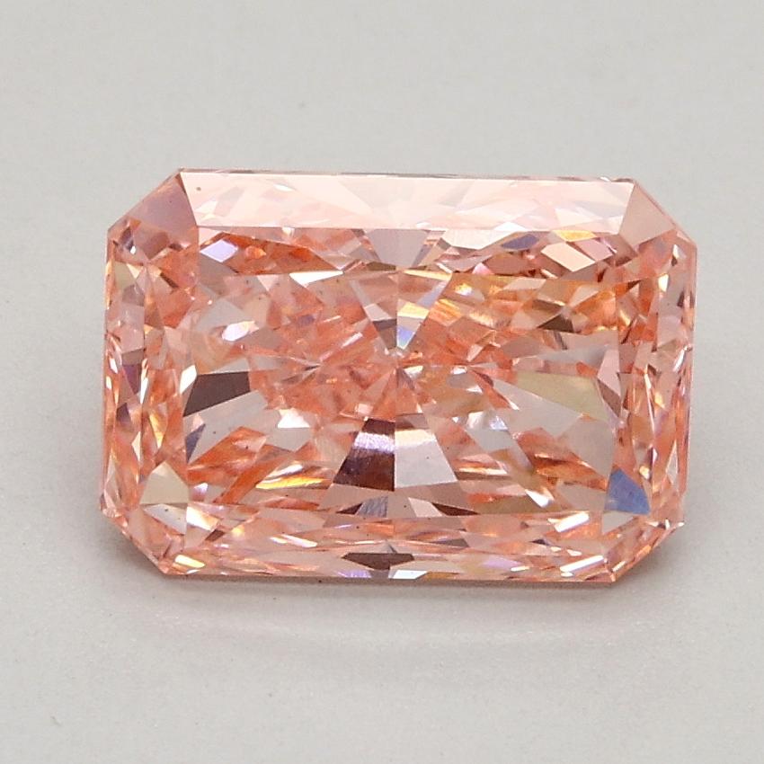 1.53 Ct. Fancy Intense Pink Radiant Lab Grown Diamond