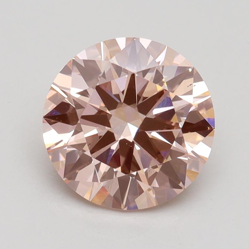 2.02 Ct. Fancy Intense Pink Round Lab Grown Diamond